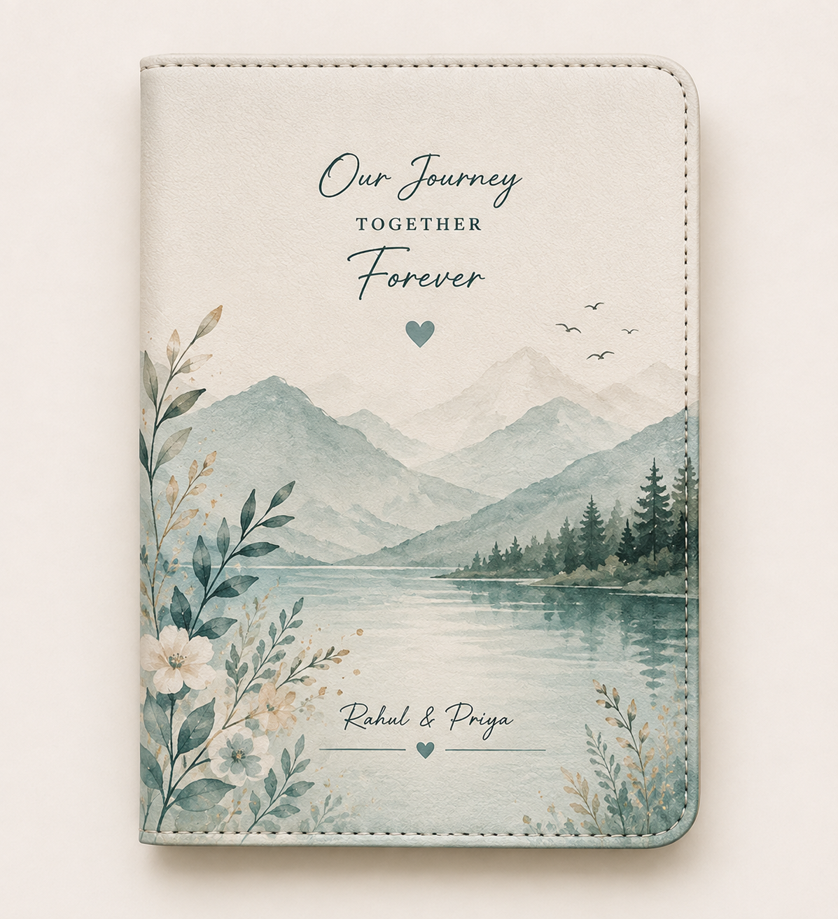 Personalised Passport Cover - Tan