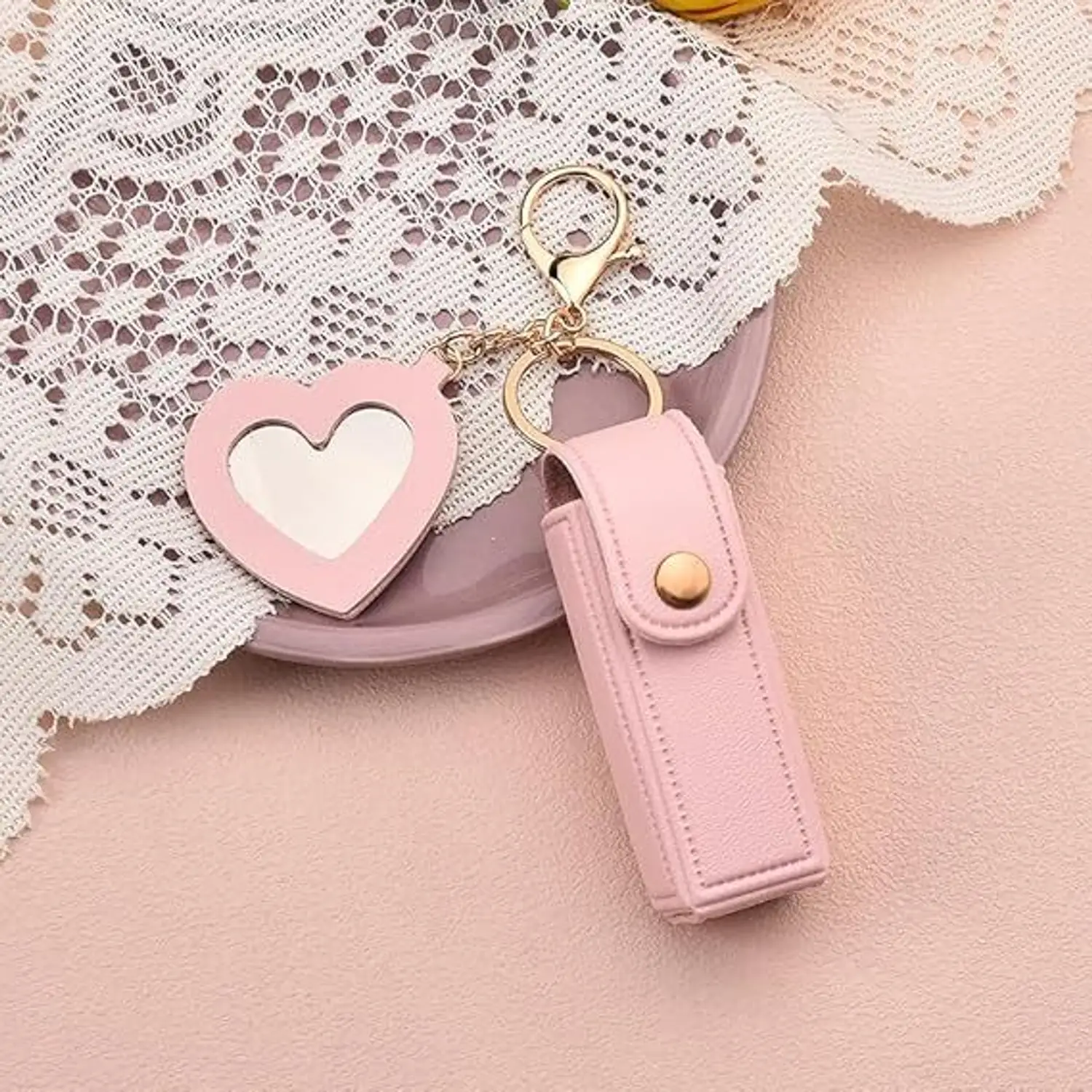 Lipstick Keychain